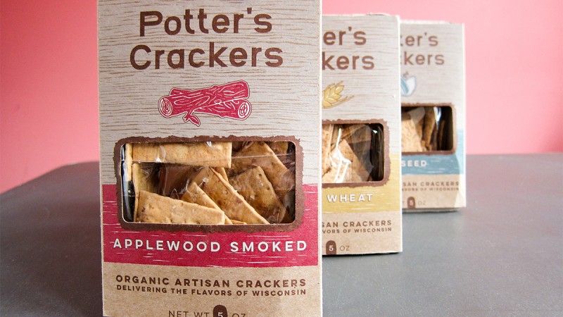 Potter’s Crackers New Look – Beauty & Flavor to Match