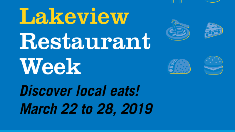 West Lakeview Restaurant Week!